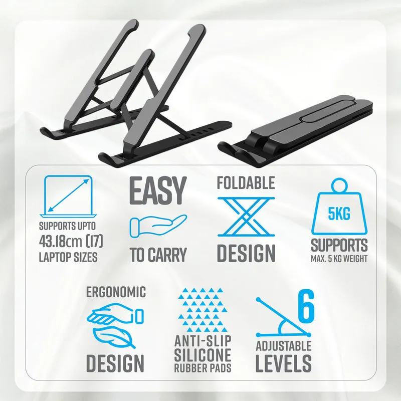 Zebronics Laptop Stand For 17" Plastic NS1000 view 7